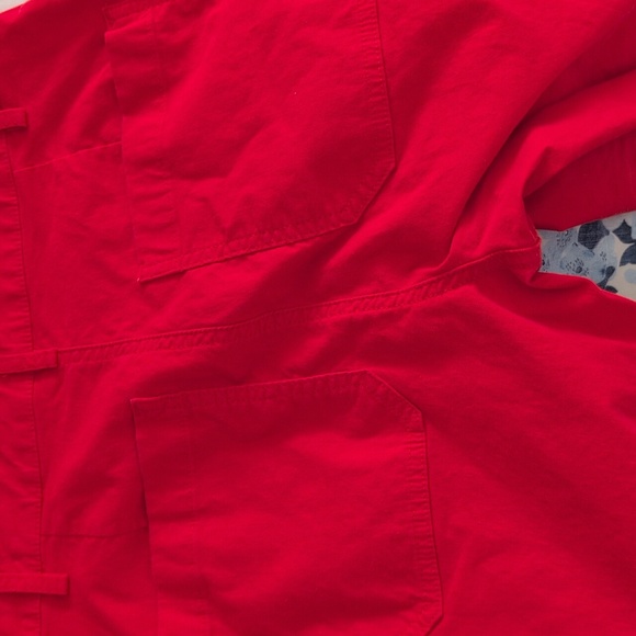 Jcrew Factory Women’s Red Wide-Leg Cropped Pants 26 - Picture 7 of 7